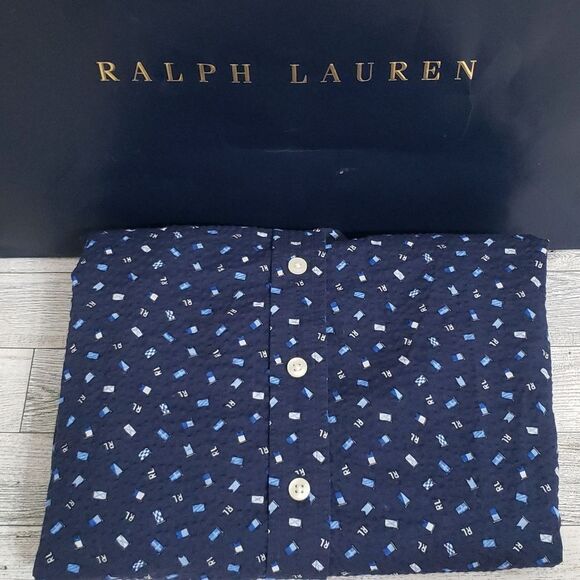 Ralph Lauren Seersucker Button Down Shirt - Picture 5 of 8